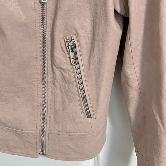 Zara Basic Faux Leather Biker Jacket (S) - Picture 2 of 8